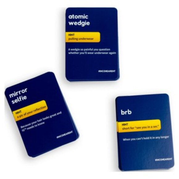 Incohearent Family Edition Card Game - Guess the Gibberish - Fun Game Night NWT - Picture 5 of 8